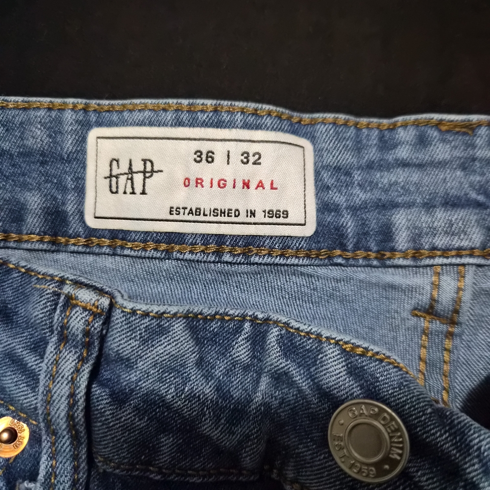 GAP Men's Straight Jeans - Classic Blue